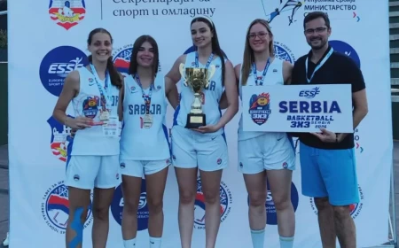 Šabačka gimnazija vicešampion Evrope u basketu 3×3