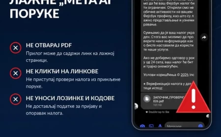 MUP upozorava na novu prevaru preko Mesindžera: Ne otvarajte sumnjive PDF fajlove
