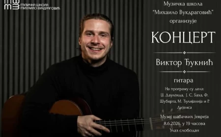 Vrhunski gitarista Viktor Đuknić nastupa u Šapcu – ulaz slobodan