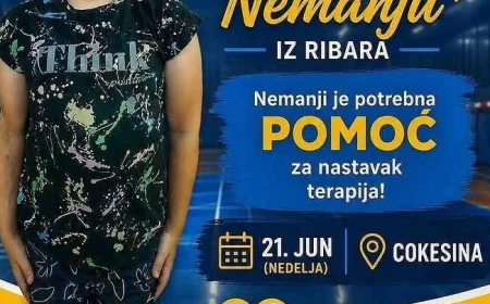 Humanitarni fudbalski turnir za Nemanju u nedelju: Sport, druženje i pomoć za plemenit cilj