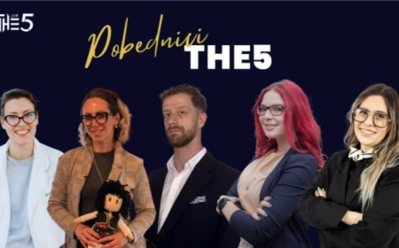 PROGLAŠENI POBEDNICI PROJEKTA THE5: PET MLADIH LIDERA KOJI OBLIKUJU BUDUĆNOST PREDUZETNIŠTVA U SRBIJI