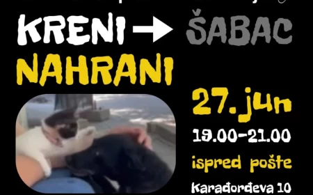 Humanitarna akcija „KRENI-NAHRANI“ danas u Šapcu: Prikupljanje hrane za napuštene pse
