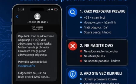 MUP upozorava na novu SMS prevaru: Lažno obaveštenje o isteku zdravstvene kartice