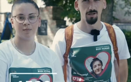 Šabac dočekuje humanitarce: Aleksandar i Nina na putu dugom 900 kilometara za Ljiljanino lečenje
