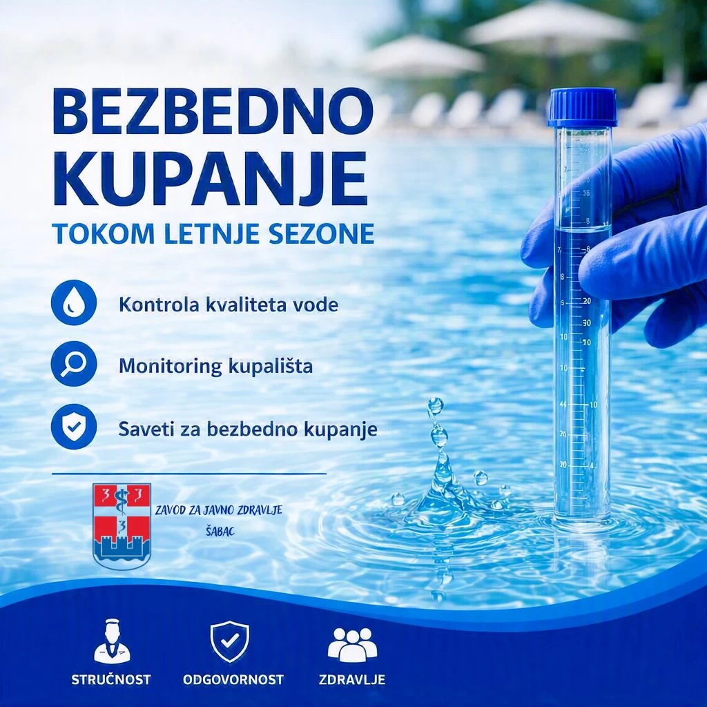 ZJZ Šabac: Kontinuirano se kontroliše kvalitet vode na bazenima širom Mačvanskog okruga