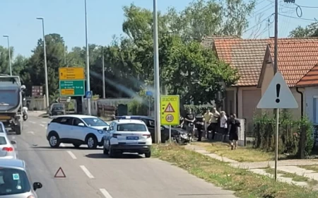 Dve osobe povređene u saobraćajnoj nezgodi