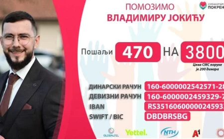 POMOZIMO VLADIMIRU (31) IZ KLENJA: Za nastavak lečenja u Turskoj potrebno 250.000 evra, svaki SMS i donacija znače novu nadu