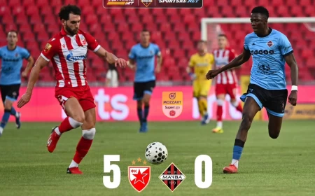 Mačva poražena na startu Superlige: Crvena zvezda slavila 5:0