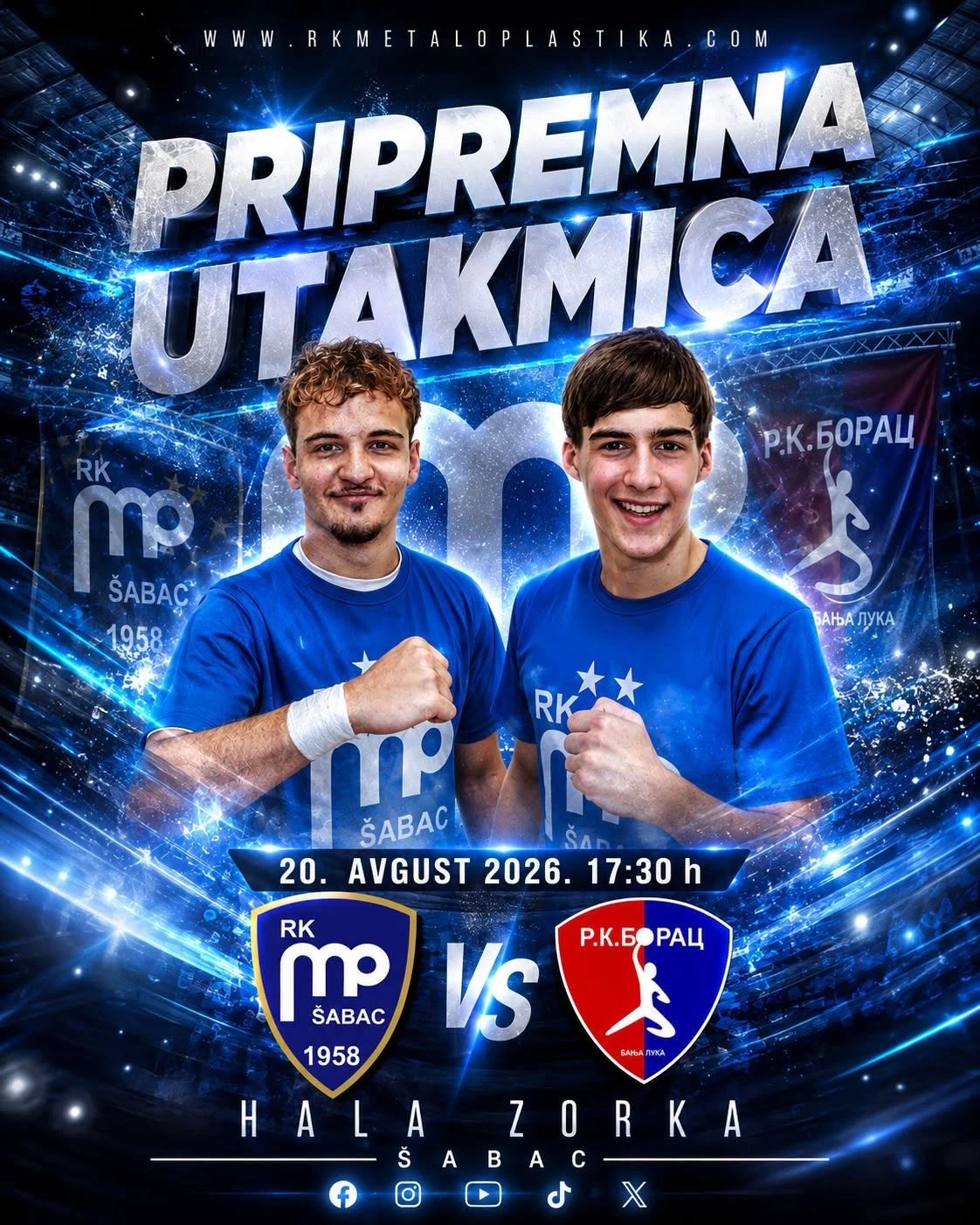 Metaloplastika protiv Borca iz Banjaluke u Hali Zorka 