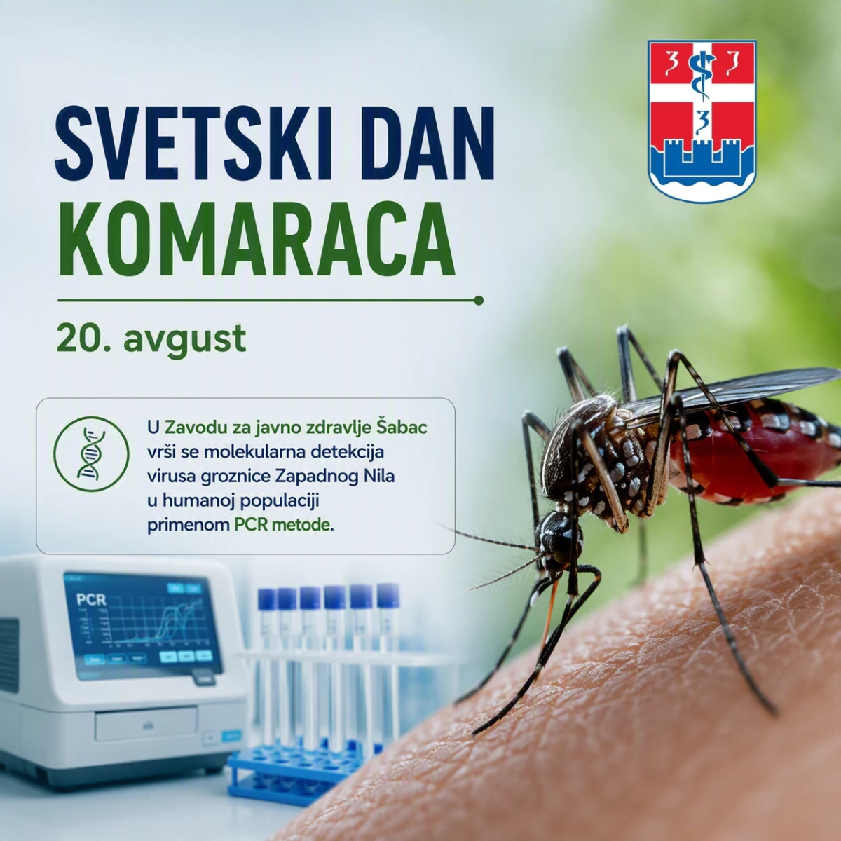 20. avgust – Svetski dan komaraca