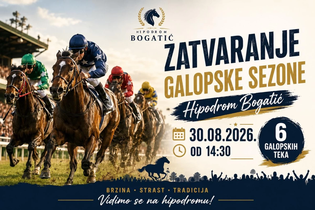 Galopska sezona stiže do kraja: Završnica u nedelju na hipodromu u Bogatiću