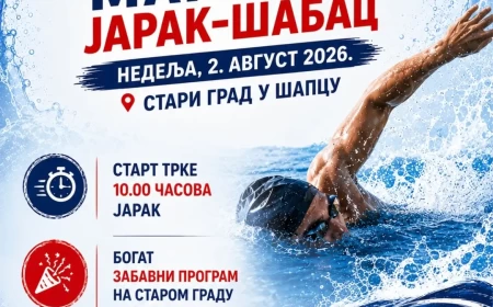 Sve je spremno za 56. Plivački maraton Jarak–Šabac: Bogat celodnevni program na Starom gradu