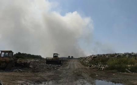 Situacija pod kontrolom nakon požara na deponiji "Srem-Mačva"