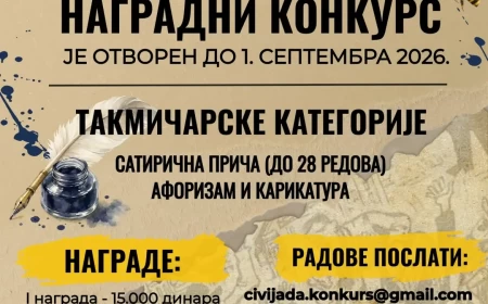 Konkurs u susret 58. Čivijadi: najbolje aforizme, karikature i satirične priče očekuju nagrade