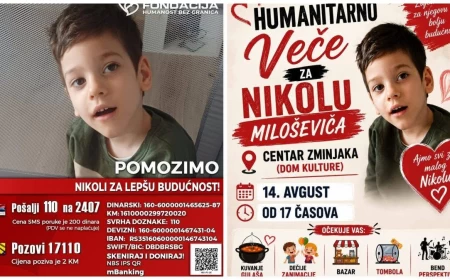 Humanitarno veče za šestogodišnjeg Nikolu u Zminjaku: Pomozimo mu da nastavi lečenje