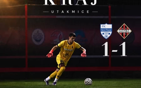 Vidakov doneo bod Mačvi u Novom Pazaru: Šapčani do remija u finišu meča