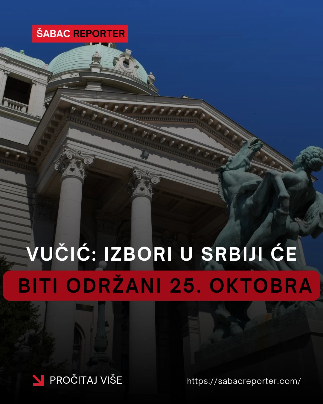 Vučić: Izbori u Srbiji će biti održani 25. oktobra