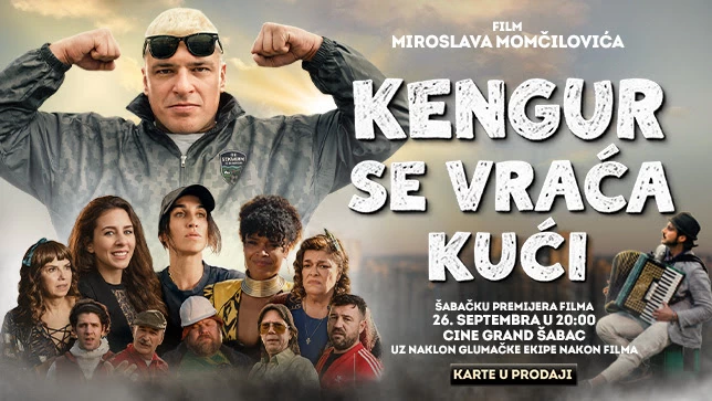 PREMIJERA FILMA “KENGUR SE VRAĆA KUĆI” 27. SEPTEMBRA U BIOSKOPU CINE GRAND BIG ŠABAC 