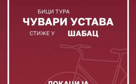 Studentska biciklistička tura „Čuvari Ustava“ sutra stiže u Šabac: Doček na Trgu šabačkih žrtava