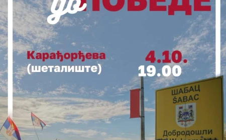 Šabački studenti najavili predizborni skup u centru grada za 4. oktobar