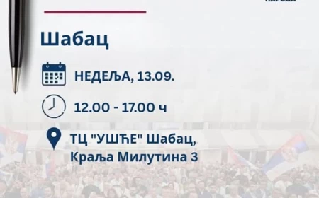 U Šapcu prikupljaju potpise za listu „Narodna Srbija – izbor naroda“