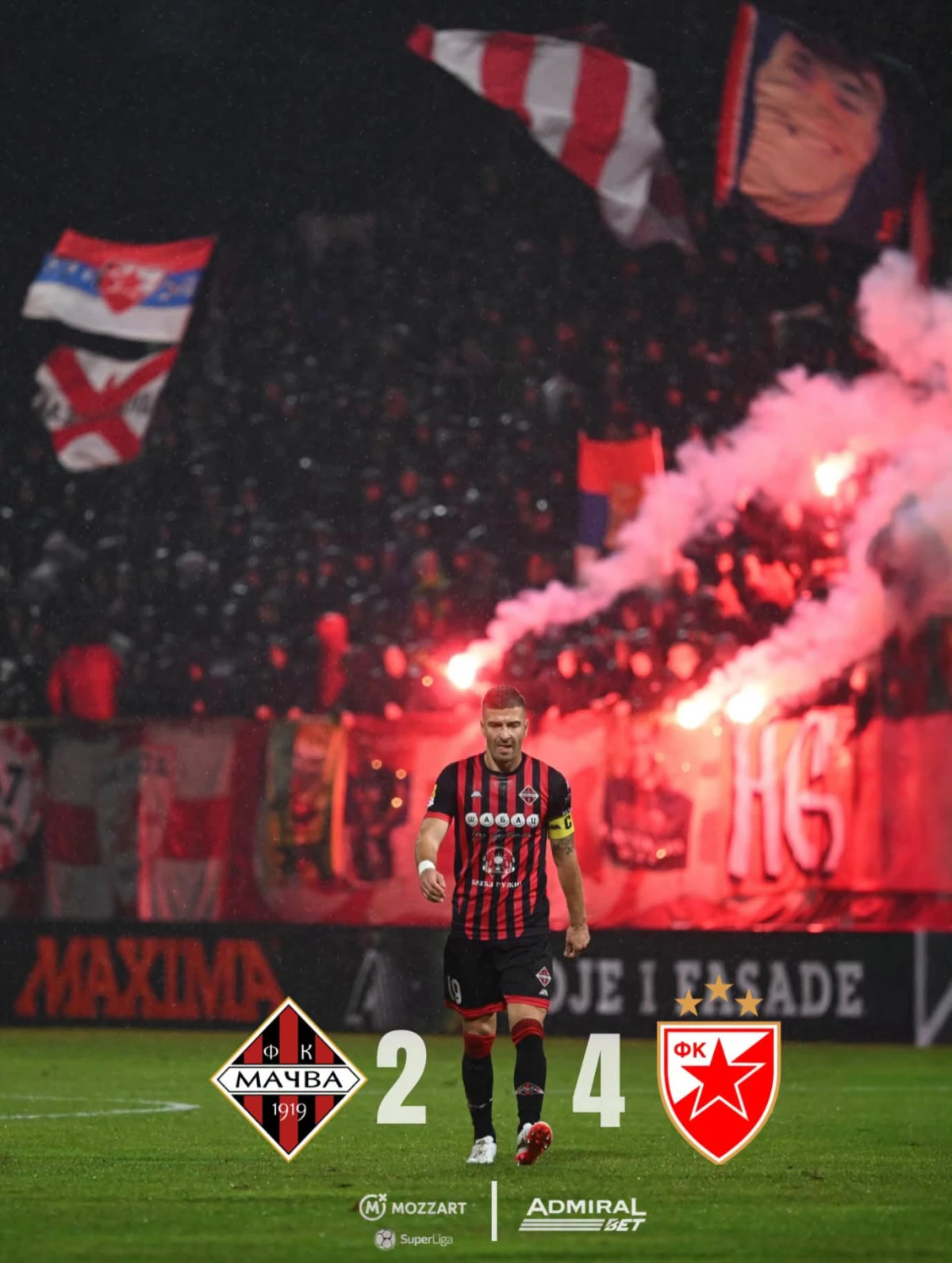 Mačva pružila snažan otpor, ali Crvena zvezda odnela pobedu iz Šapca