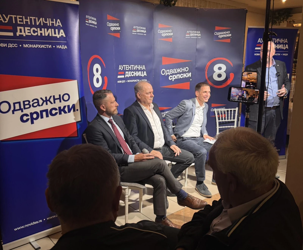 Autentična desnica održala predizborni skup u Šapcu