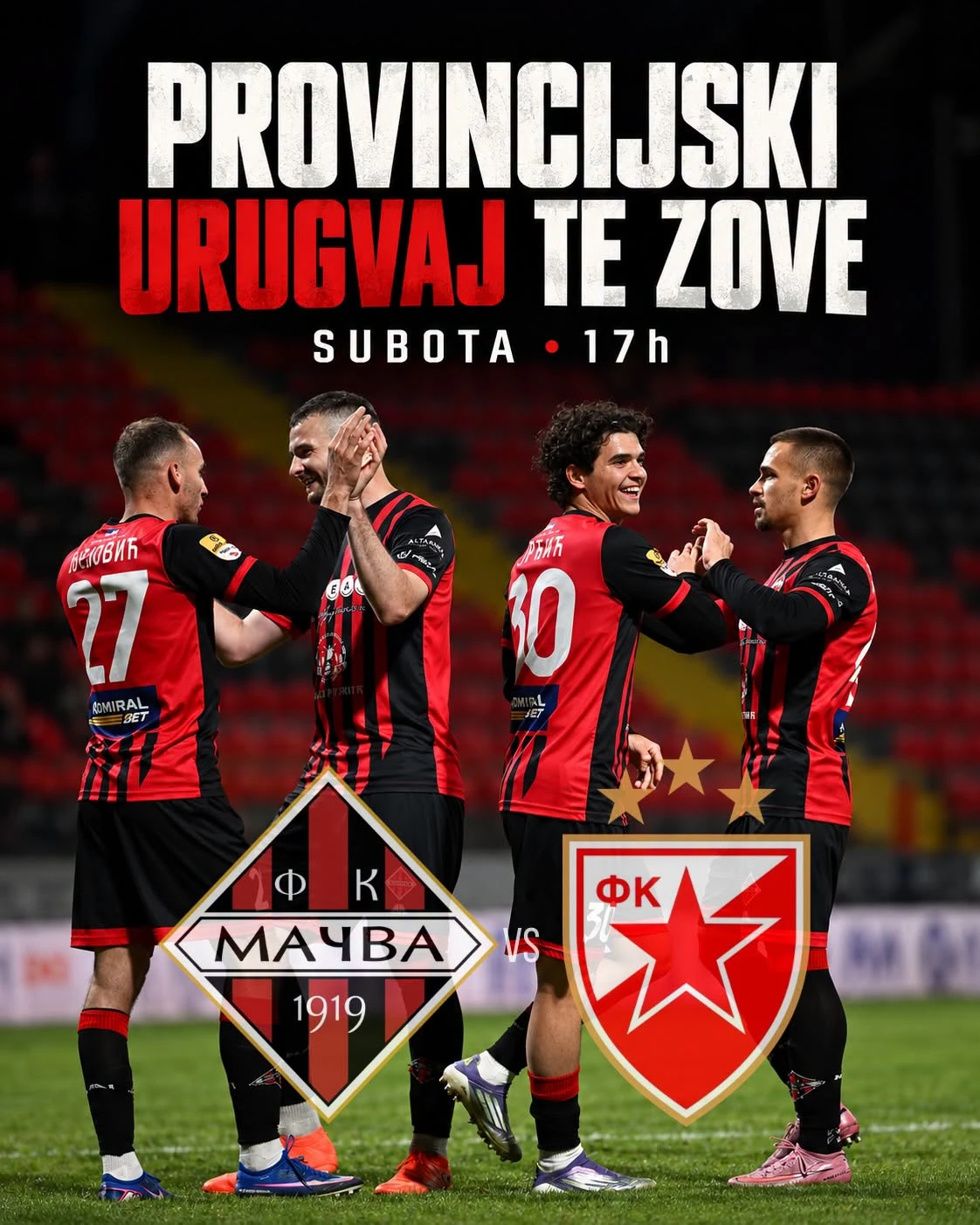 Fudbalski spektakl u Šapcu: Mačva u subotu dočekuje Crvenu zvezdu