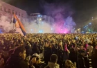 Prepun Trg šabačkih žrtava: Šabac pevao i igrao kolo na proslavi pobede Studentske liste