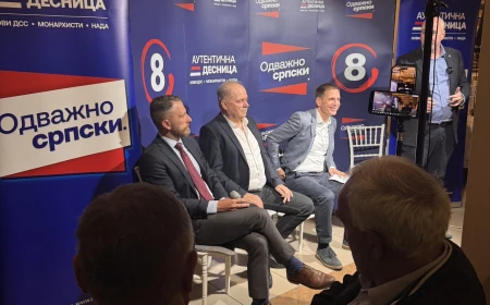 Autentična desnica održala predizborni skup u Šapcu