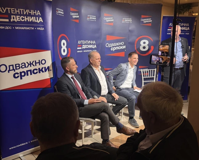 Autentična desnica održala predizborni skup u Šapcu